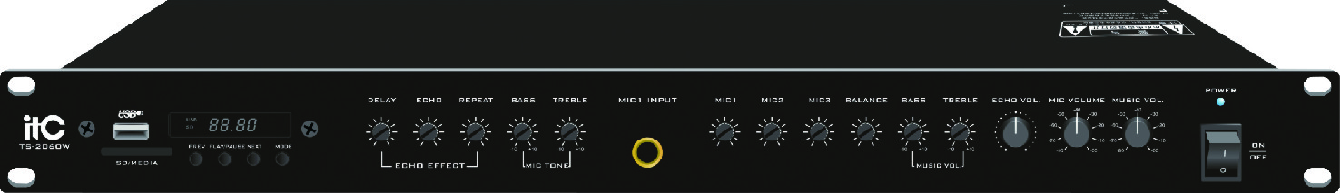Профессиональный усилитель ITC TS-2120W
