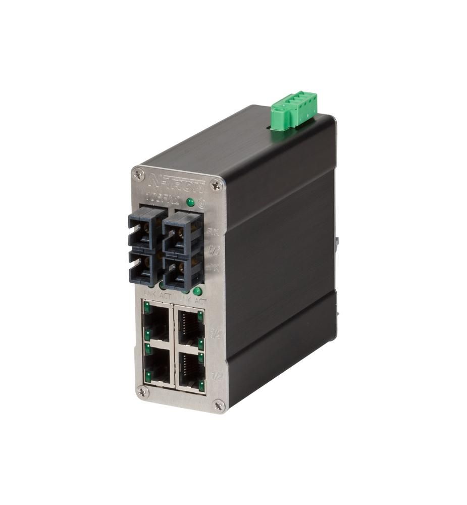 Red Lion 106FX2-SC-MDR, Промышленный неуправляемый коммутатор Ethernet