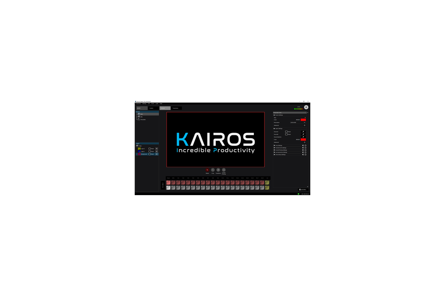 ПО с графическим интерфейсом KAIROS Creator Panasonic AT-SFC10