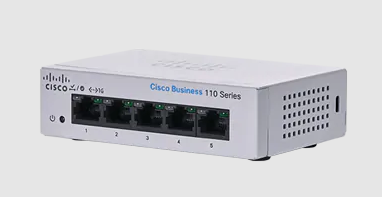 Коммутатор Cisco Business 110 - CBS110-5T-D-EU