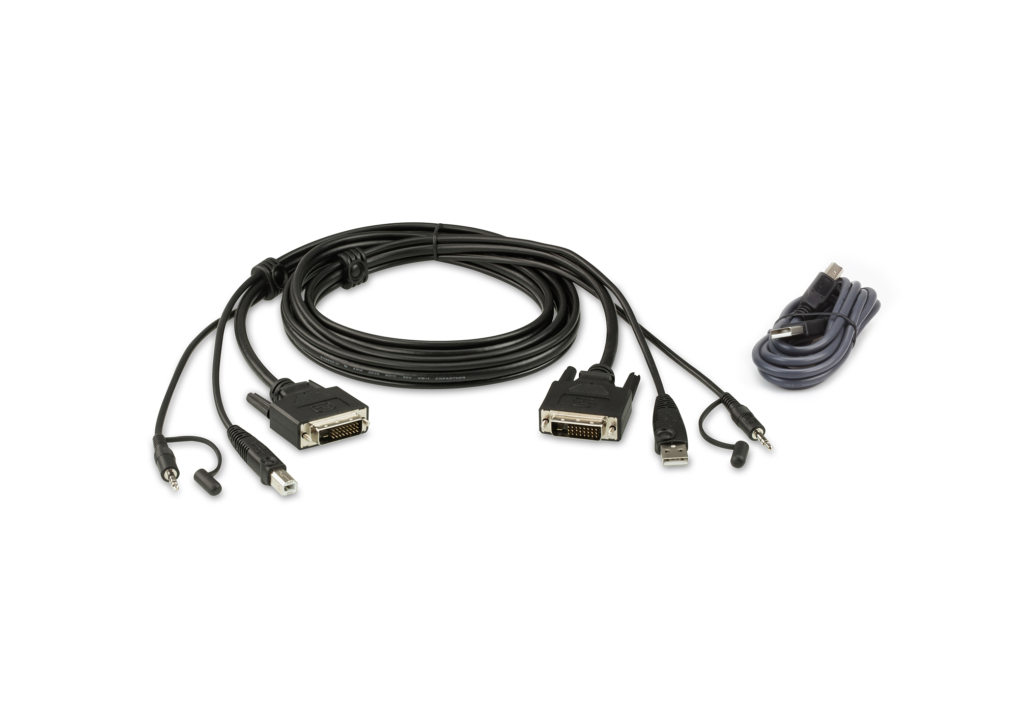 Комплект кабелей ATEN USB, DVI-D Dual Link 2L-7D02UHX4 1,8м