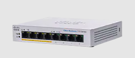 Коммутатор Cisco Business 110 - CBS110-8PP-D-EU