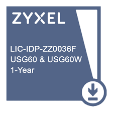 Лицензия ZYXEL LIC-IDP-ZZ0036F, 1YR IDP USG 60/60W