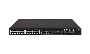 Коммутатор: H3C LS-5560X-34S-EI-GL Коммутатор Ethernet уровня 3 H3C S5560X-34S-EI (28 GE (4 совмещенных SFP), 4 SFP+, 2 QSFP+), (блок питания перем./пост. тока)