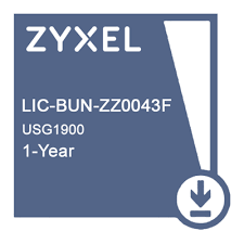 Лицензия ZYXEL LIC-BUN-ZZ0043F, 1 YR Content Filtering/Anti-Spam/Anti-Virus Bitdefender Signature/IDP for USG1900