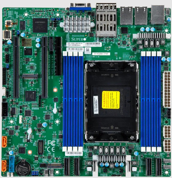 Серверная материнская плата SuperMicro MBD-X14SBM-TP4F