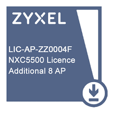 Лицензия ZYXEL LIC-AP-ZZ0004F, E-ICARD 8 AP NXC5500