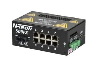Red Lion 509FX-A-SC, Промышленный неуправляемый коммутатор Ethernet