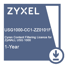 Лицензия ZYXEL USG1000-CC1-ZZ0101F, 1 YR for ZyWALL USG1000