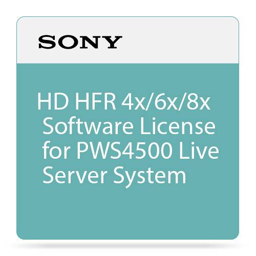 Программная лицензия Sony PWSL-HF45