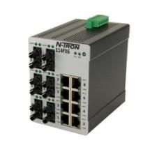 Red Lion 114FXE6-ST-40, Промышленный неуправляемый коммутатор Ethernet