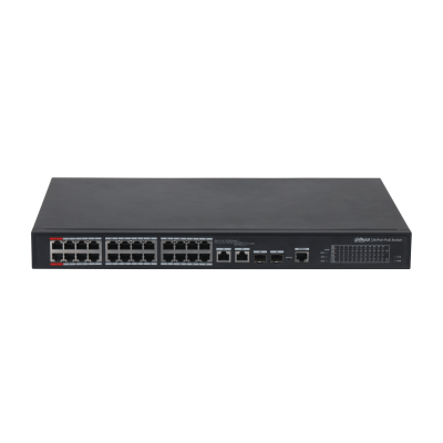 PFS4226-24ET-240 - 24-портовый 100-мегабитный управляемый коммутатор с PoE