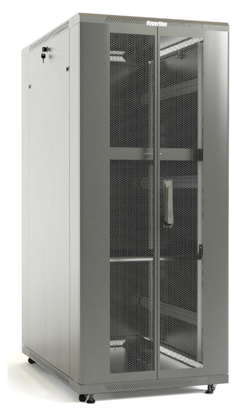 Шкаф напольный Hyperline 19* TTB-3261-DD-RAL7035