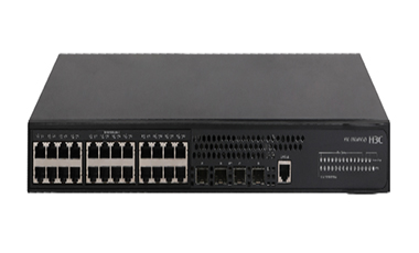 Коммутатор: H3C LS-5024PV3-EI-GL  Коммутатор Ethernet уровня 2 H3C S5024PV3-EI с 24 портами 10/100/1000BASE-T и 4 портами 1000BASE-X, (блок питания перем. тока)