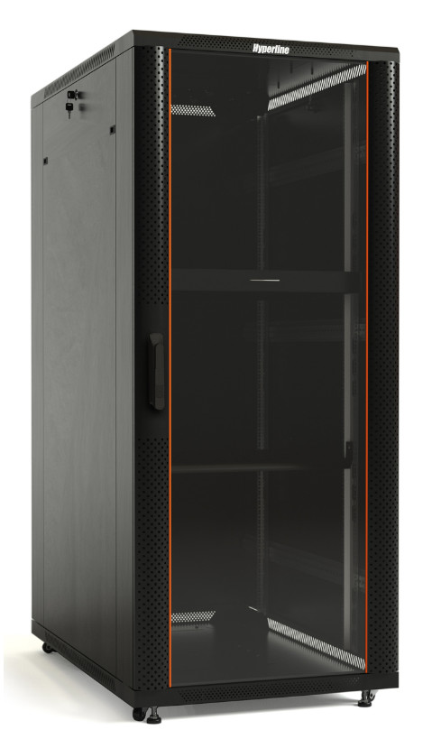 Шкаф напольный Hyperline 19* TTB-3768-AS-RAL9004