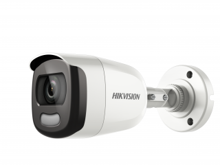 DS-2CE10DFT-F28- 2Мп уличная компактная цилиндрическая HD-TVI камера с LED подсветкой до 20м Hikvision