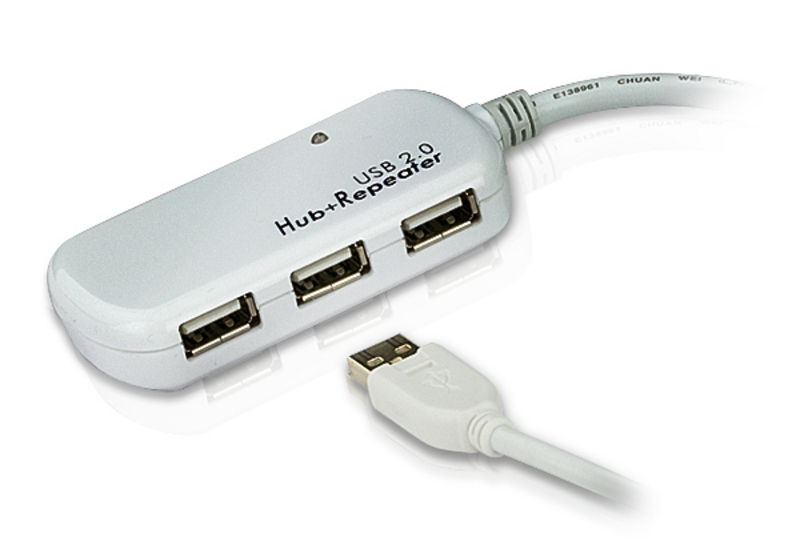 4-х портовый кабель-удлинитель USB 2.0 12м ATEN UE2120H