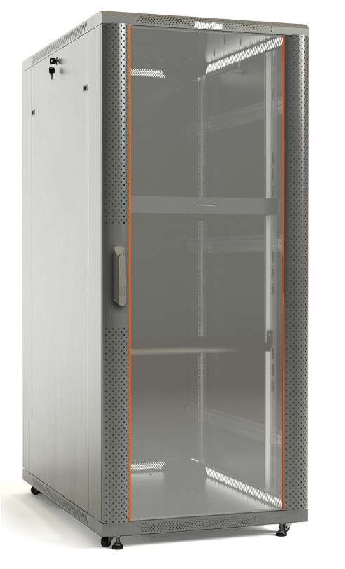 Шкаф напольный Hyperline 19* TTB-3761-AS-RAL7035