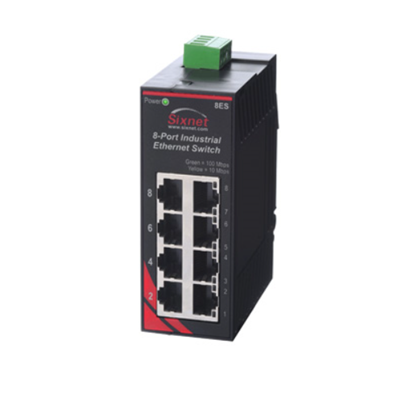 Red Lion SLX-8ES-1, Промышленный неуправляемый коммутатор Ethernet