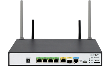 Маршрутизатор: H3C RT-MSR810-W-LM-GL 6-портовый беспроводной маршрутизатор Gigabit Ethernet/4G LTE H3C MSR810 (1 GE, 1 SFP WAN, 4 GE LAN/WAN, 4G LTE, WiFi 802.11n)