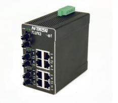 Red Lion 711FXE3-ST-80, Промышленный управляемый коммутатор Ethernet