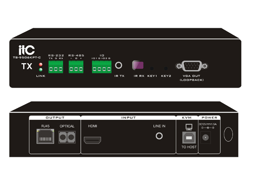 Передатчик визуального управления KVM Ultra HD ITC TS-9506KPT-C