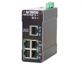 Red Lion 105TX-POE, Промышленный коммутатор PoE