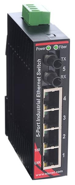 Red Lion SL-5ES-2ST, Промышленный неуправляемый коммутатор Ethernet