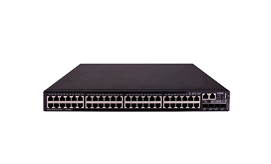 Коммутатор: H3C LS-5560X-54C-EI-GL Коммутатор Ethernet уровня 3 H3C S5560X-54C-EI с 48 портами 10/100/1000BASE-T, 4 портами SFP+ 10G/1G BASE-X и 1 слотом расширения, без блока питания