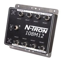 Red Lion 108M12-HV, Промышленный неуправляемый коммутатор Ethernet