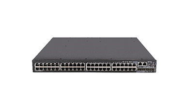 Коммутатор: H3C LS-5130S-52C-PWR-HI-GL Коммутатор Ethernet уровня 2 H3C S5130S-52C-PWR-HI с 48 портами 10/100/1000BASE-T (с поддержкой PoE+), 2 совмещенными портами SFP, 2 портами SFP+ 10G BASE-X и 1 слотом расширения, два слота для блоков питания