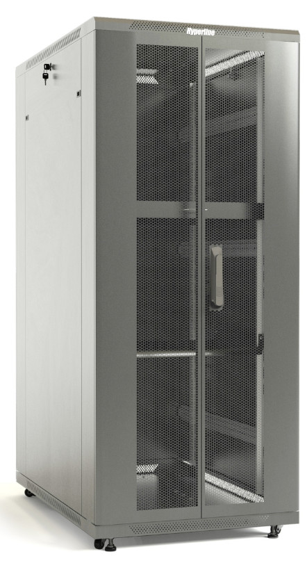 Шкаф напольный Hyperline 19* TTB-3761-DD-RAL7035