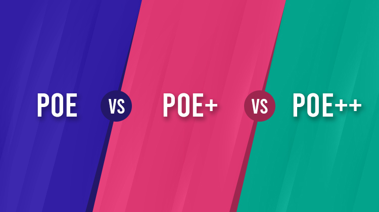 Сравнение PoE, PoE+ и UPoE (PoE++)