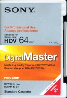 Магнитная лента для хранения данных Digital Master Sony PHDV-64DM