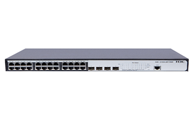 Коммутатор: H3C SMB-S1850-28P-PWR-GL 28-портовый коммутатор Gigabit Ethernet H3C S1850-28P-PWR (24 GE, 4 SFP, с поддержкой PoE, питание от перем. тока)