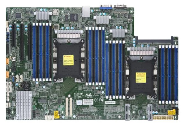 Серверная материнская плата SuperMicro X11DSC+