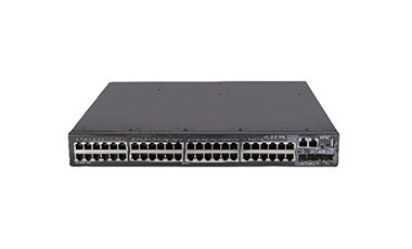 Коммутатор: H3C LS-5130S-52C-HI-GL Коммутатор Ethernet уровня 2 H3C S5130S-52C-HI с 48 портами 10/100/1000BASE-T, 2 совмещенными портами SFP, 2 портами SFP+ 10G BASE-X и 1 слотом расширения, два слота для блоков питания