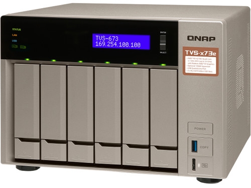 Сетевой накопитель QNAP TVS-673e-8G