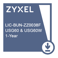 Лицензия ZYXEL LIC-BUN-ZZ0038F, 1 YR Content Filtering/Anti-Spam/Anti-Virus Bitdefender Signature/IDP for USG60 & USG60W