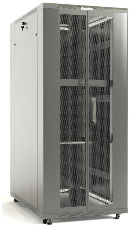 Шкаф напольный Hyperline 19* TTB-3766-DD-RAL7035