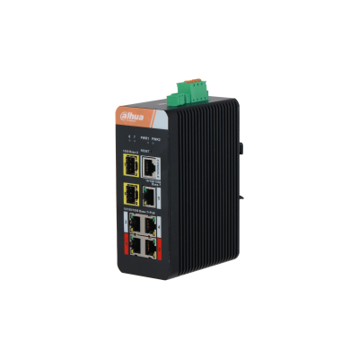 PFS4207-4GT-DP - 7-портовой гигабитный промышленный коммутатор с 4-портовым гигабитным PoE (управляемый)