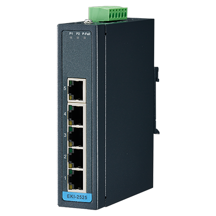 Advantech EKI-2525-C, Industrial Un-Managed Ethernet Switch