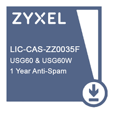 Лицензия ZYXEL LIC-CAS-ZZ0035F, 1 YR Anti-Spam for USG60 & USG60W