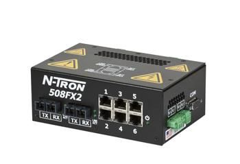 Red Lion 508FXE2-SC-40, Промышленный неуправляемый коммутатор Ethernet