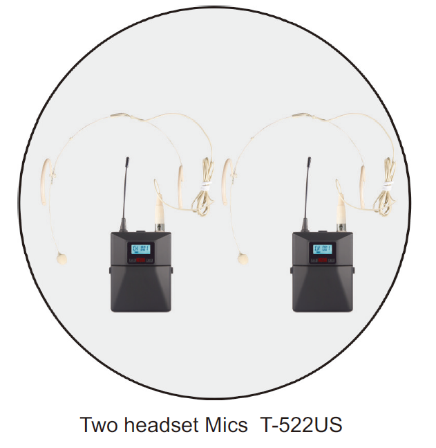 Беспроводной микрофон UHF ITC T-522US