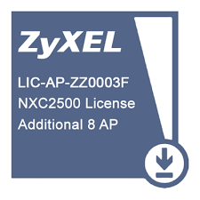 Лицензия ZYXEL LIC-AP-ZZ0003F,  E-ICARD 8 AP NXC2500