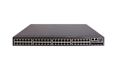Коммутатор: H3C LS-5560X-54S-EI-GL Коммутатор Ethernet уровня 3 H3C S5560X-54S-EI с 48 портами 10/100/1000BASE-T, 4 портами SFP+ 10G/1G BASE-X и 2 портами QSFP+ 40G, (блок питания перем./пост. тока)