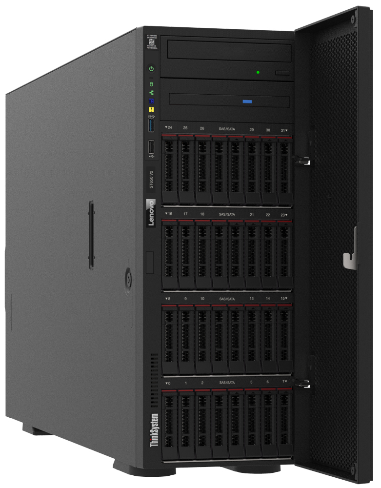 Сервер Lenovo ThinkSystem ST650 V2 (7Z74A048EA). Фиксированная комплектация сервера