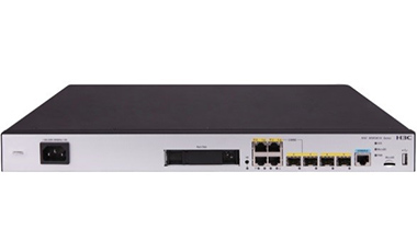 Маршрутизатор: H3C RT-MSR3610-X1 Интегрированный сервисный шлюз Gigabit Ethernet H3C MSR3610-X1 с 4 портами GE (2 совмещенных), 2 портами SFP и поддержкой HD
