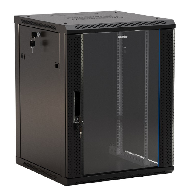 Шкаф настенный Hyperline 19* TWB-2266-GP-RAL9004